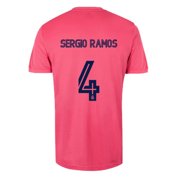 Maillot Football Real Madrid Exterieur NO.4 Sergio Ramos 2020-21 Rose